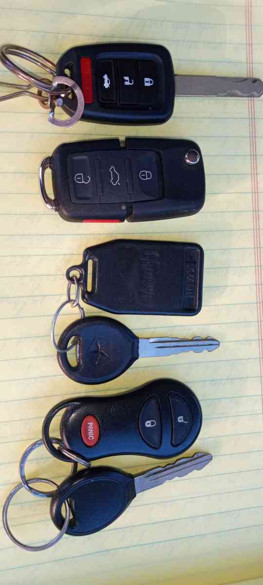 the 3 sets of keys car