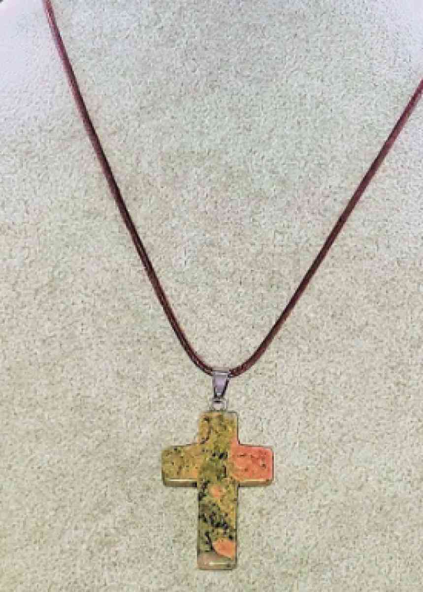 Chakra Healing Cros necklace