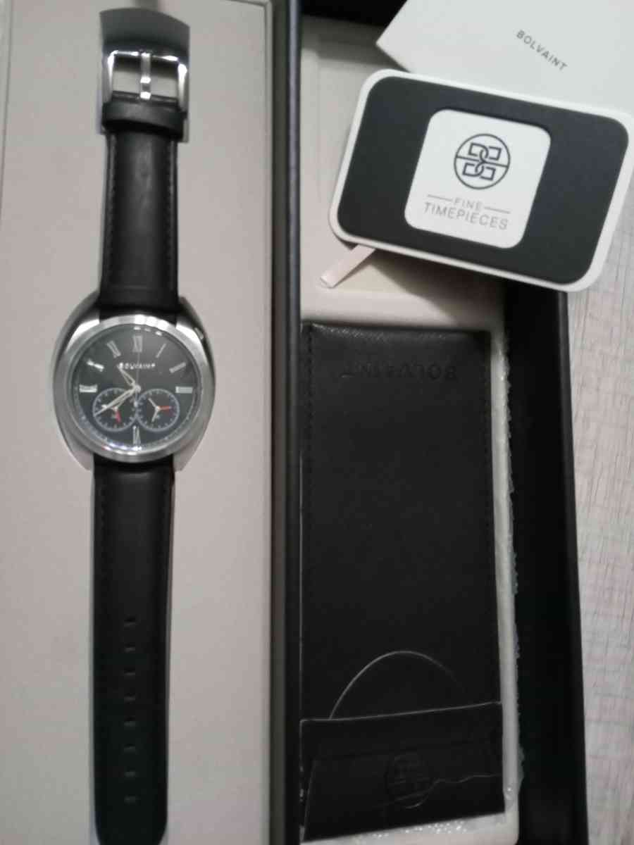 bolvaint Aurelius Noir stainless steel watch