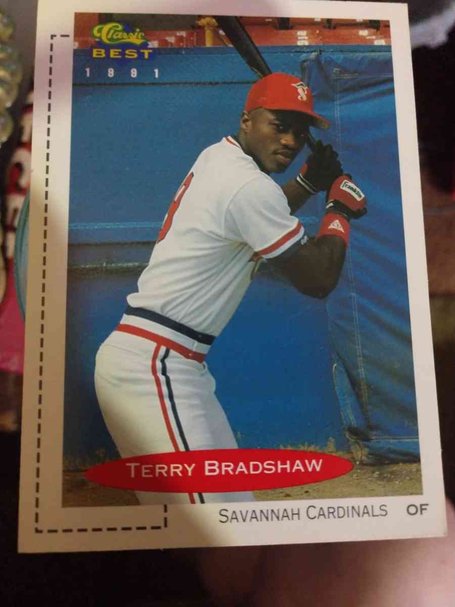 Terry Bradshaw Baseball Card