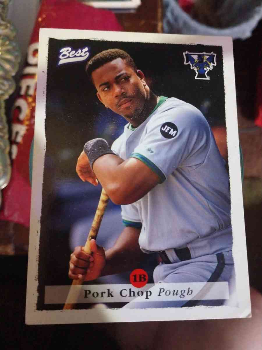 Pork Chop Pough Baseball Card