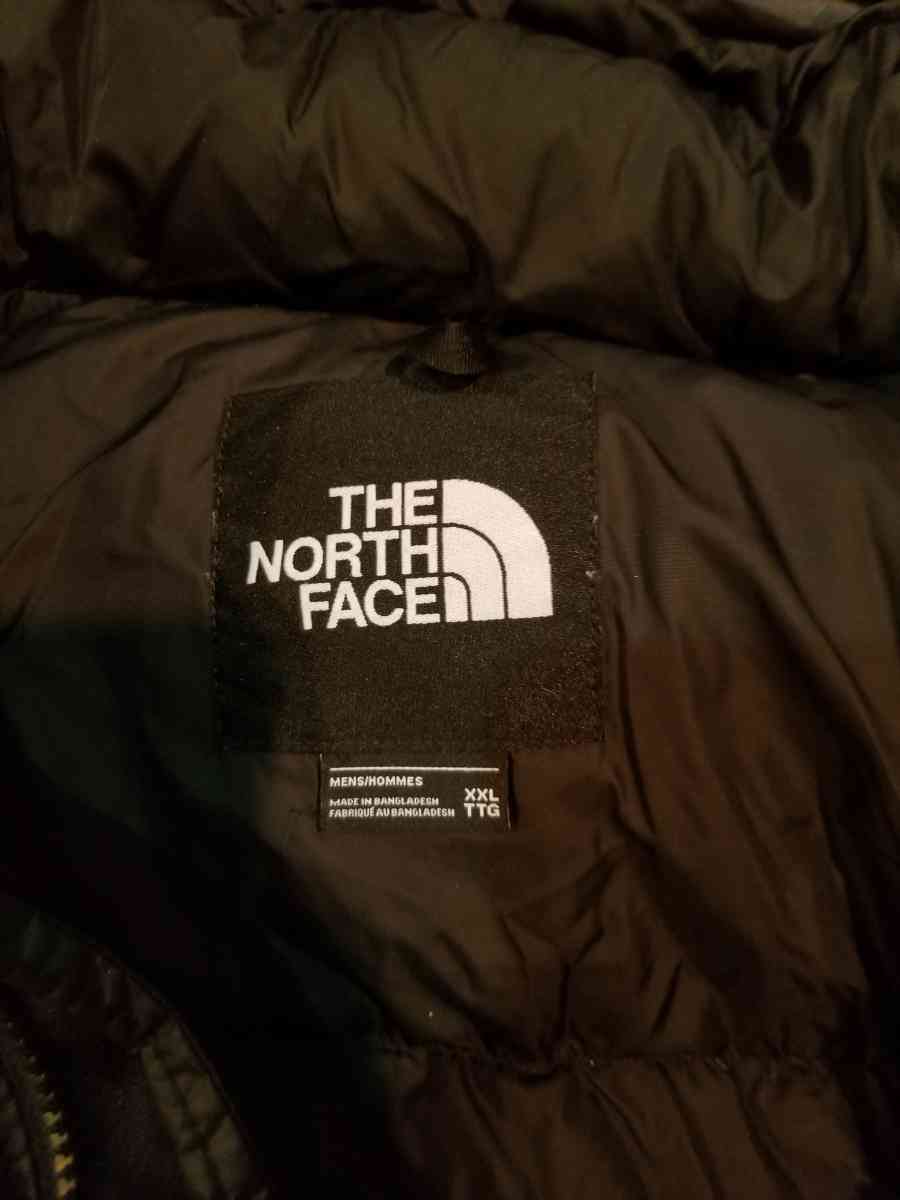 It is a THE NORTH FACE brand jacket size xxL