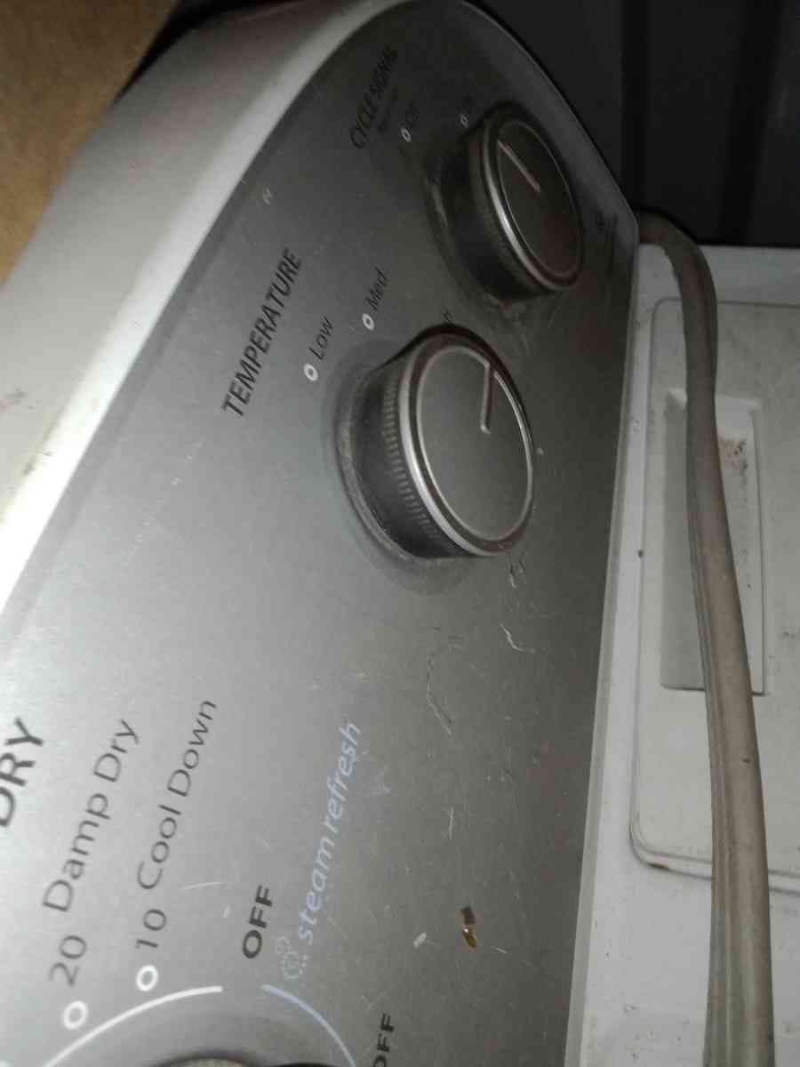 2 whirlpool dryers