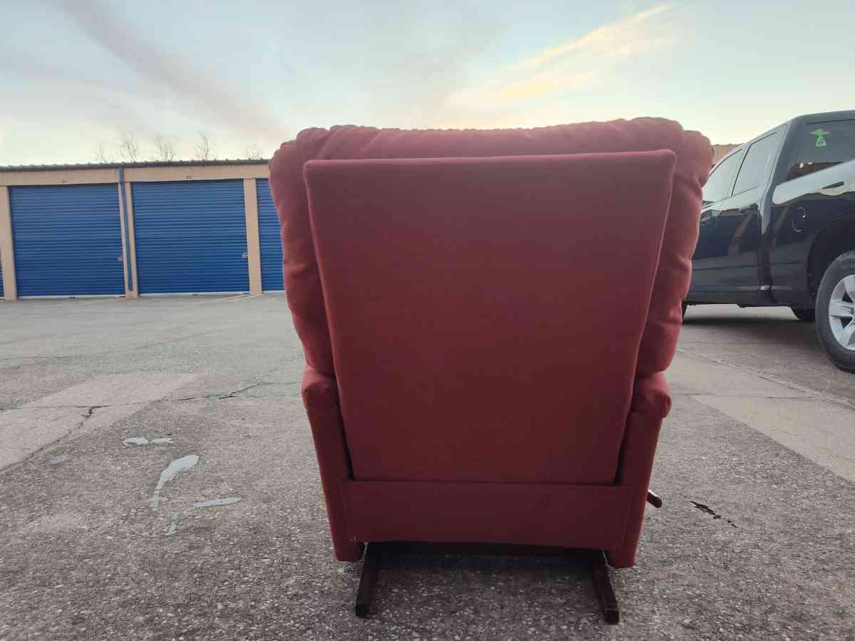 red recliner