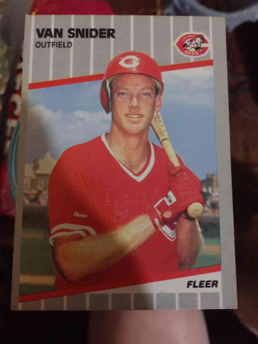 Van Snider Baseball Card