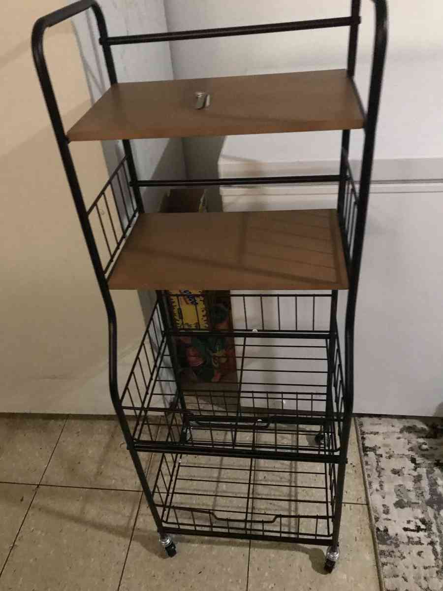 microwave oven cart