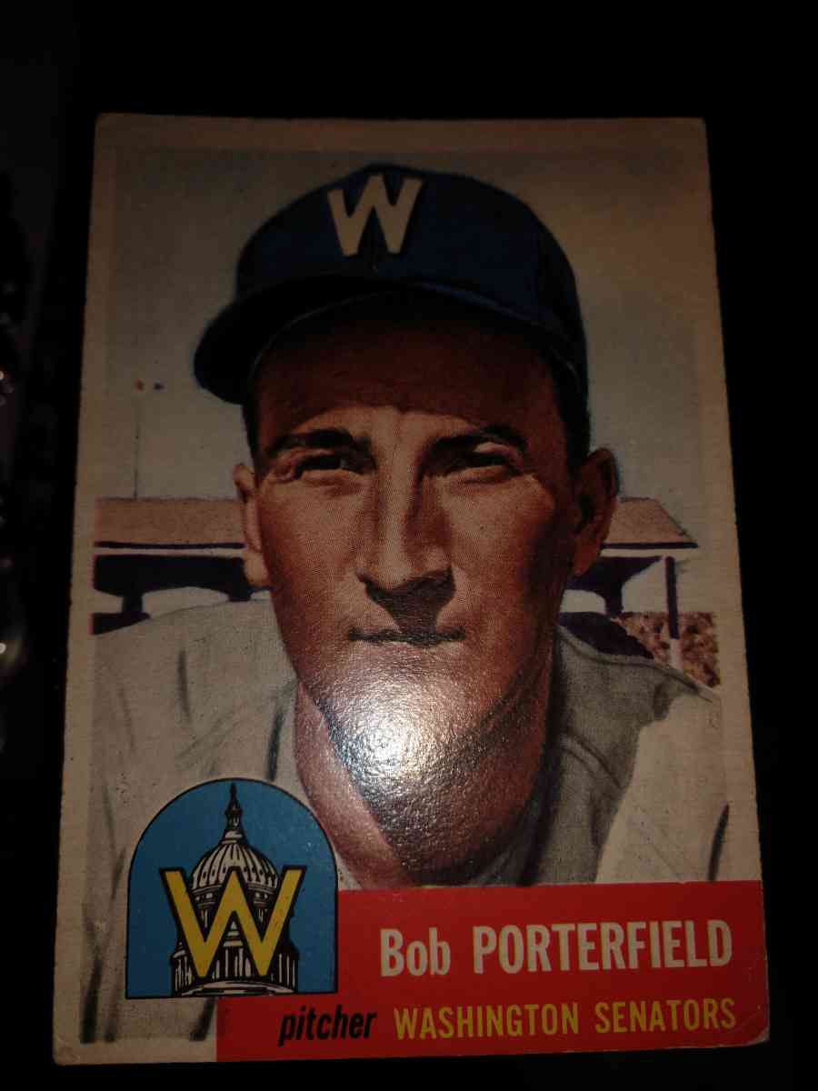 Bob Porterfield Baseball Card