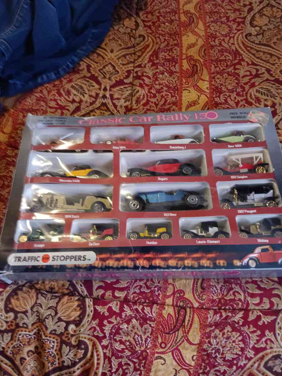 vintage Traffic Stopper Classic Car Rally Die Cast 15 pack c
