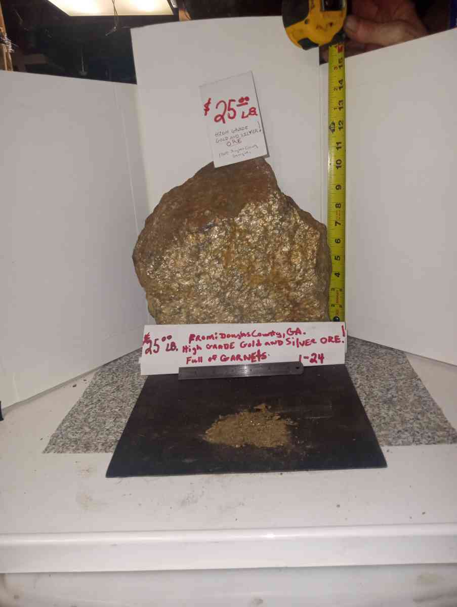 high grade silver and gold ore
