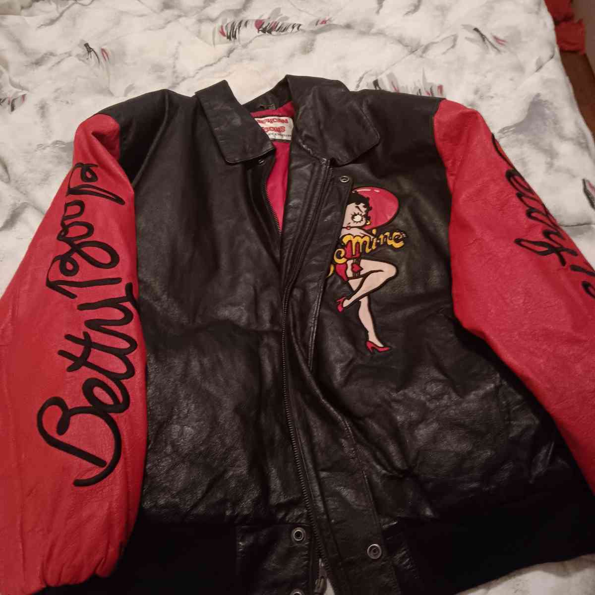 1970s  Betty Boop leather jacket