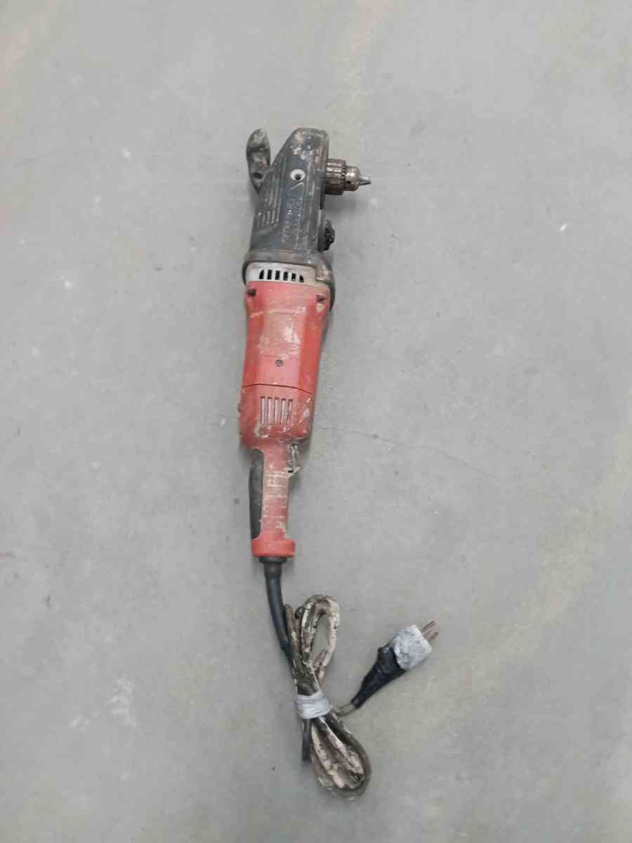 the Milwaukee heavy duty drill 12 perfect condition of work