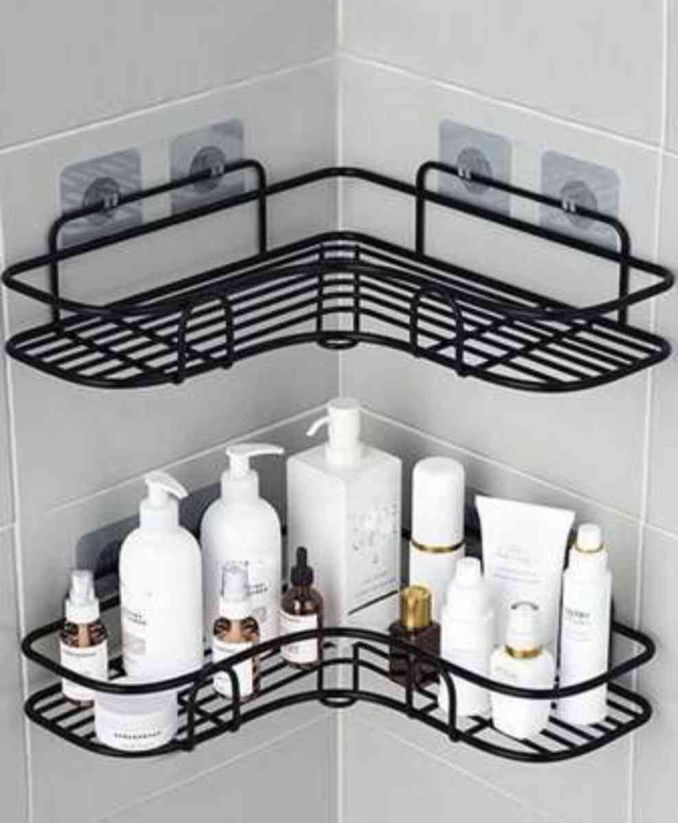 1pc Bathroom Shelf  Shower Caddy Rack  Bathroom Kitchen No P