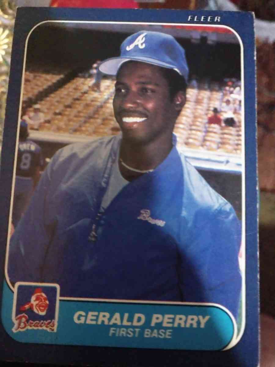 Gerald Perry Baseball Card