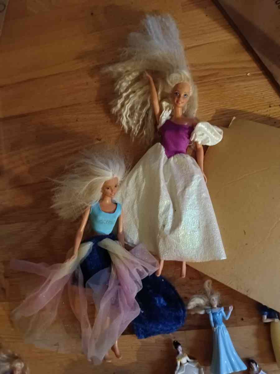 barbie dolls and princess dolls