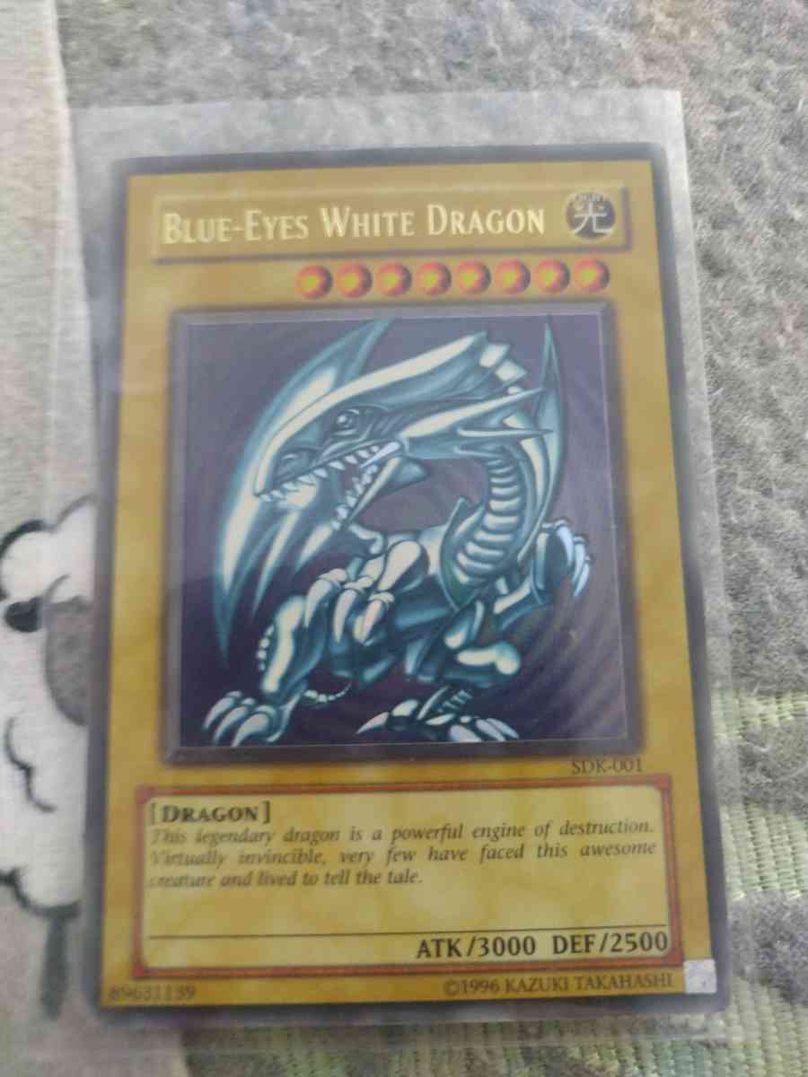 blue eyes white dragon sdk001 ultra rare