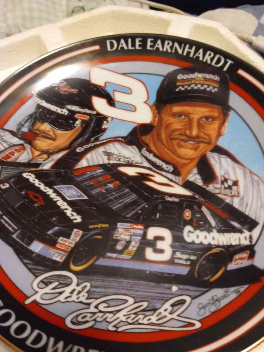 Dale Earnhardt collectable plate