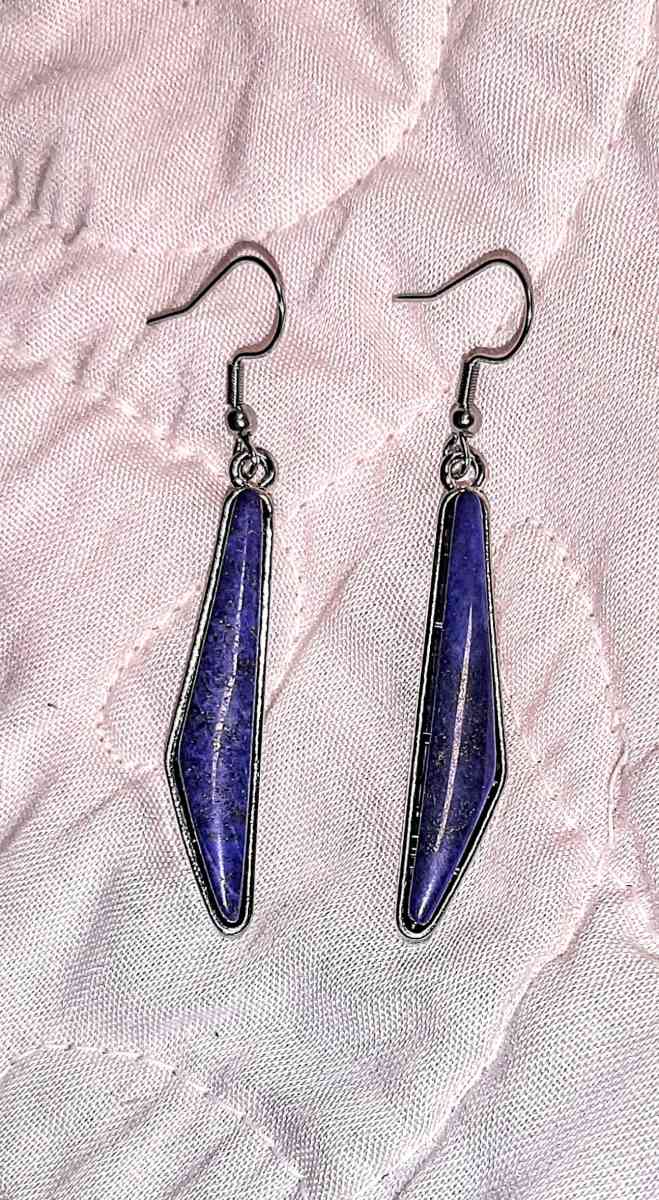 Natural Lapis Lazuli Earrings