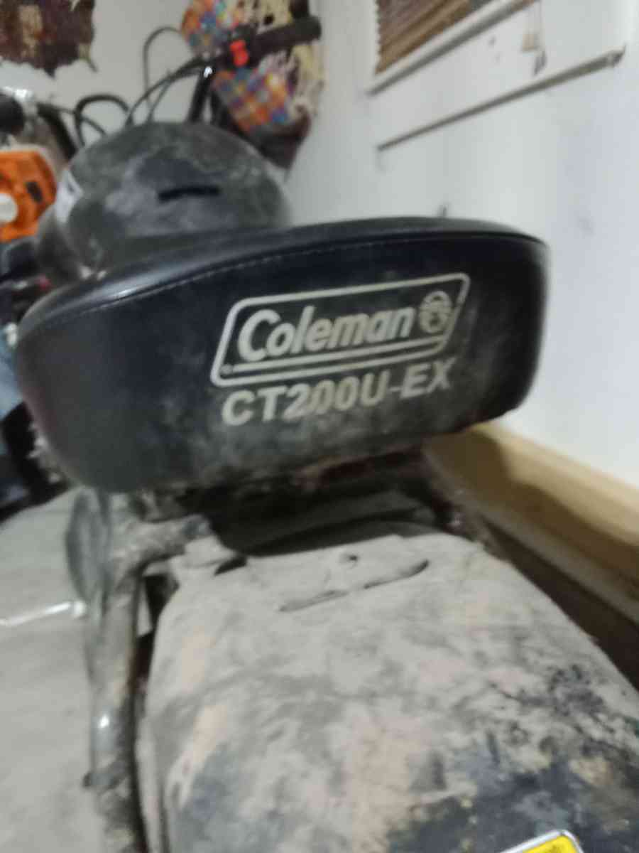 off road 196cc gas running Coleman  C T 200 mini bike