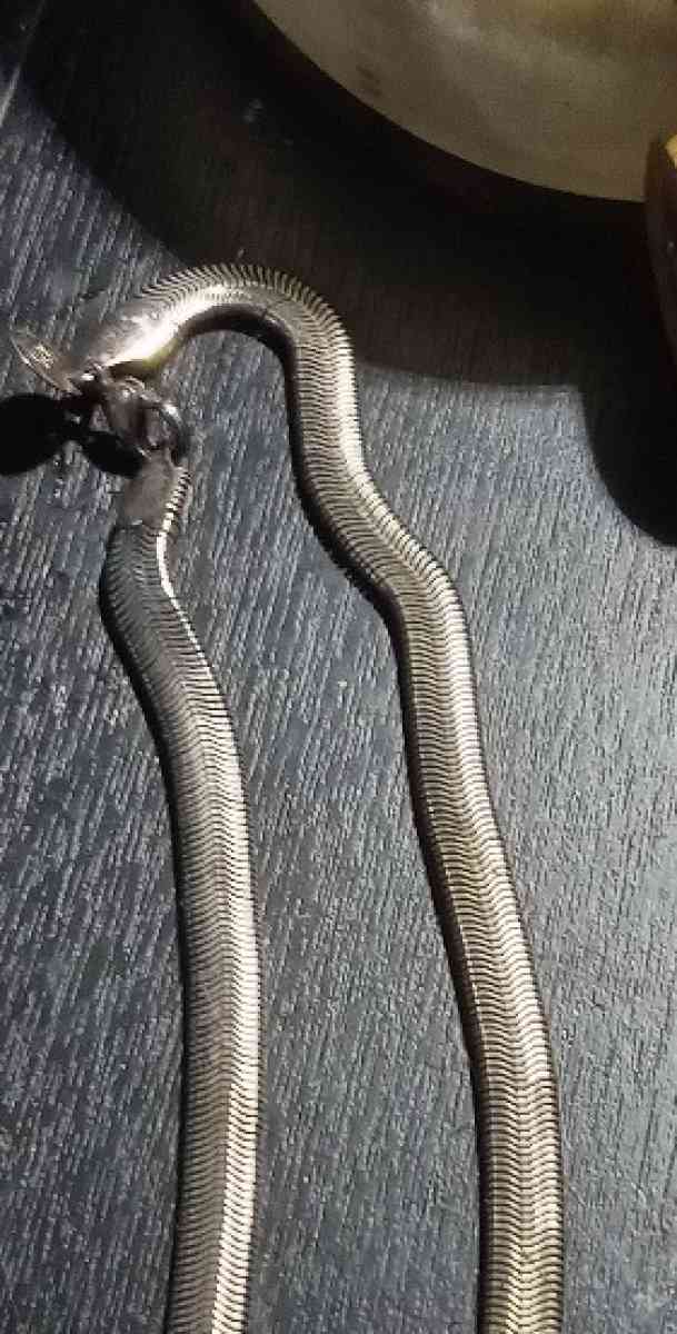 sterling silver snake chain