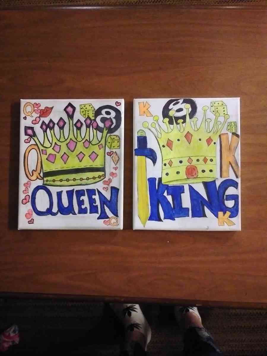 King picture set of 2