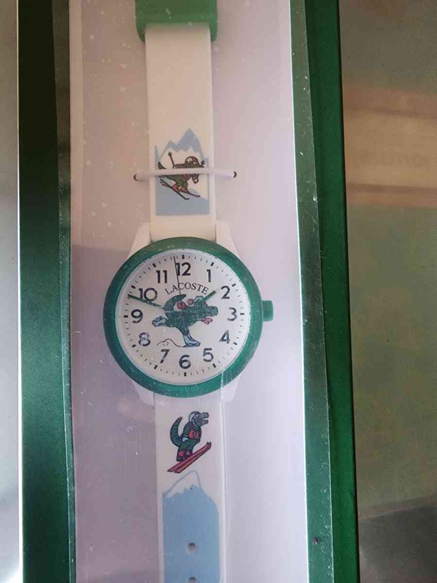 White Lacoste Watch