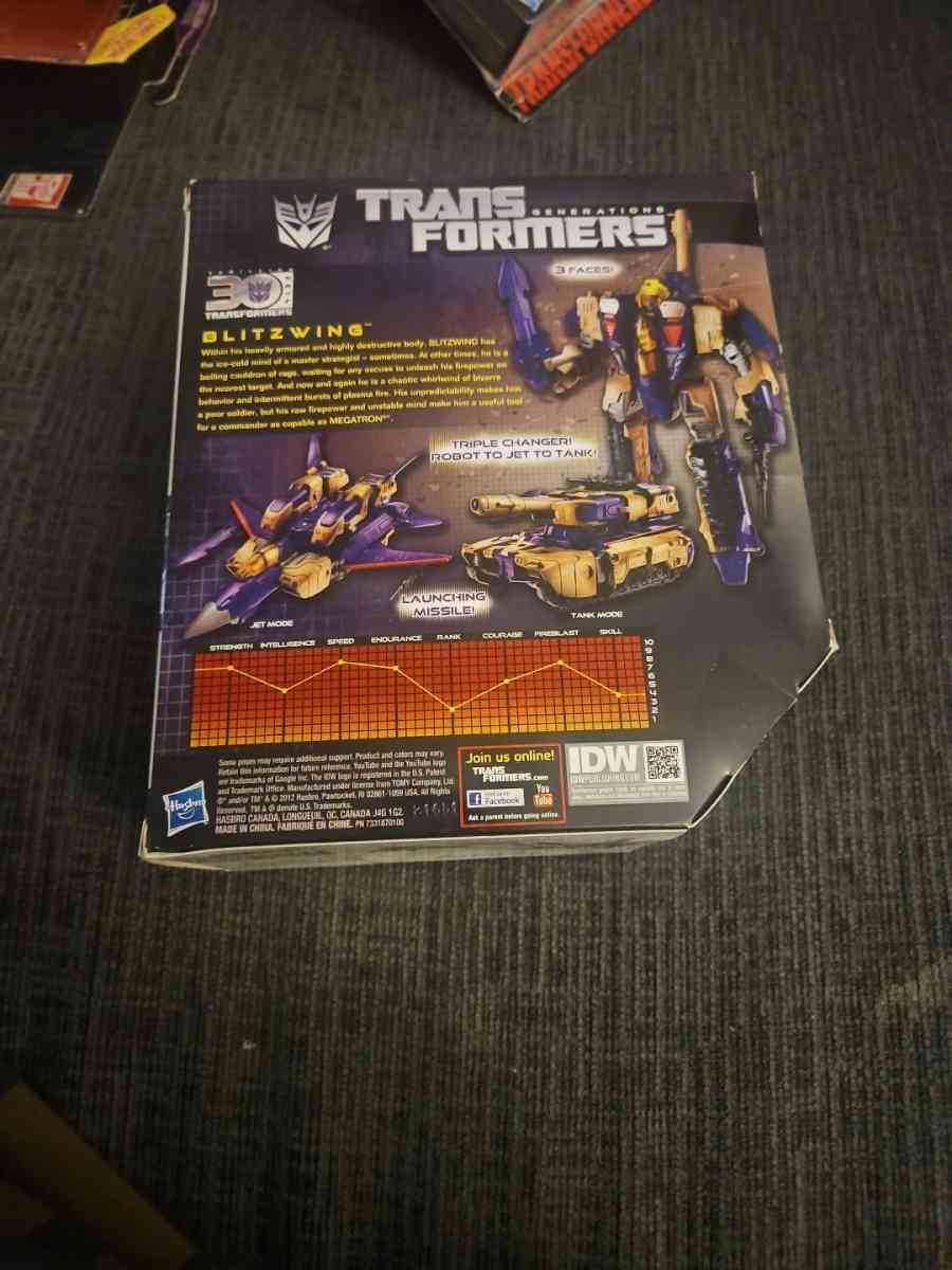 Transformers Generations Blitzwing - El Paso, Texas - FleaMarketBay