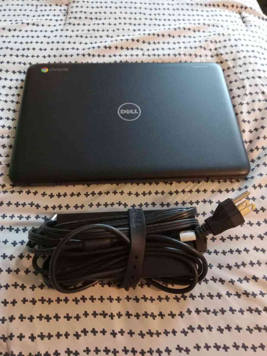 Chromebook Dell Laptop W Charging Cable Cord
