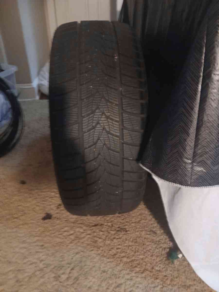 3 Low profile Minerva car tires 80 a piece or