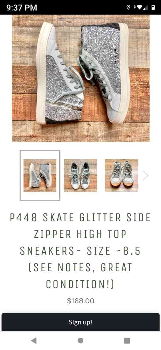 P448 girls skate shoes