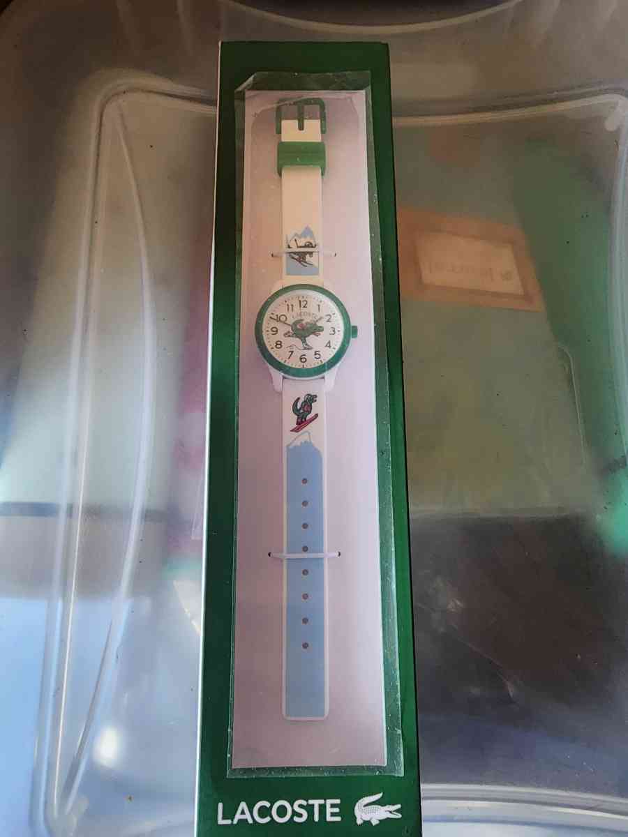 White Lacoste Watch