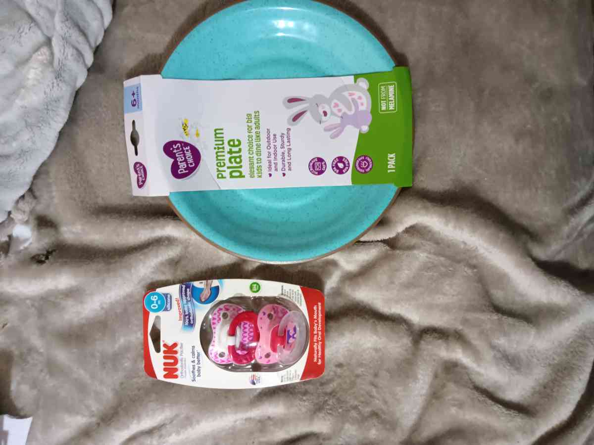 Pacifiers and Child Plate