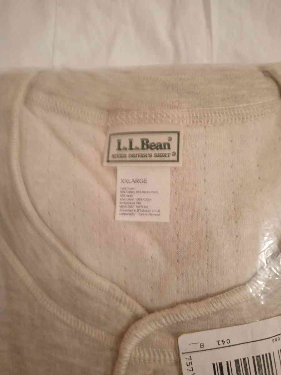 L L Bean long sleeve shirt