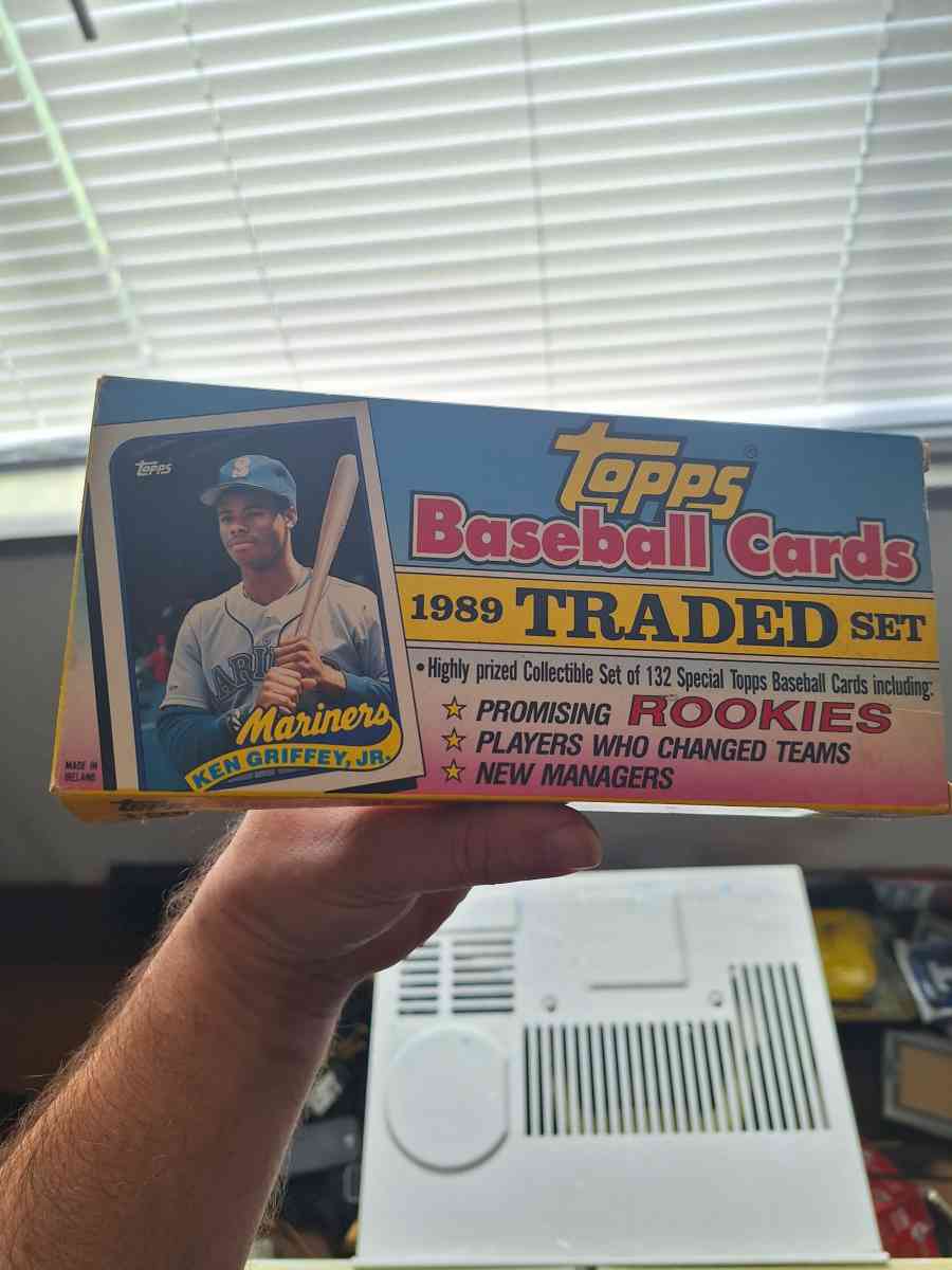 topps 1989 set never been taken out 3 boxes either
