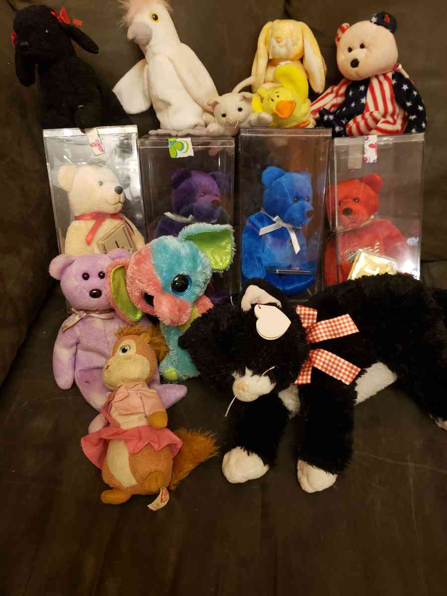 Beanie Babys some rear ones