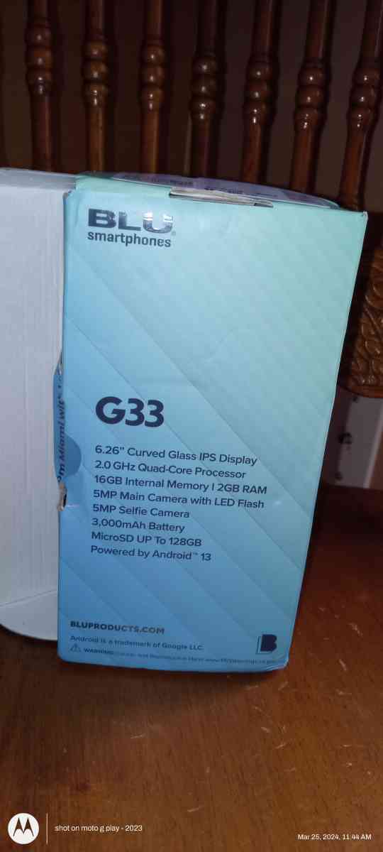 Blu Brand G33 Cellphone