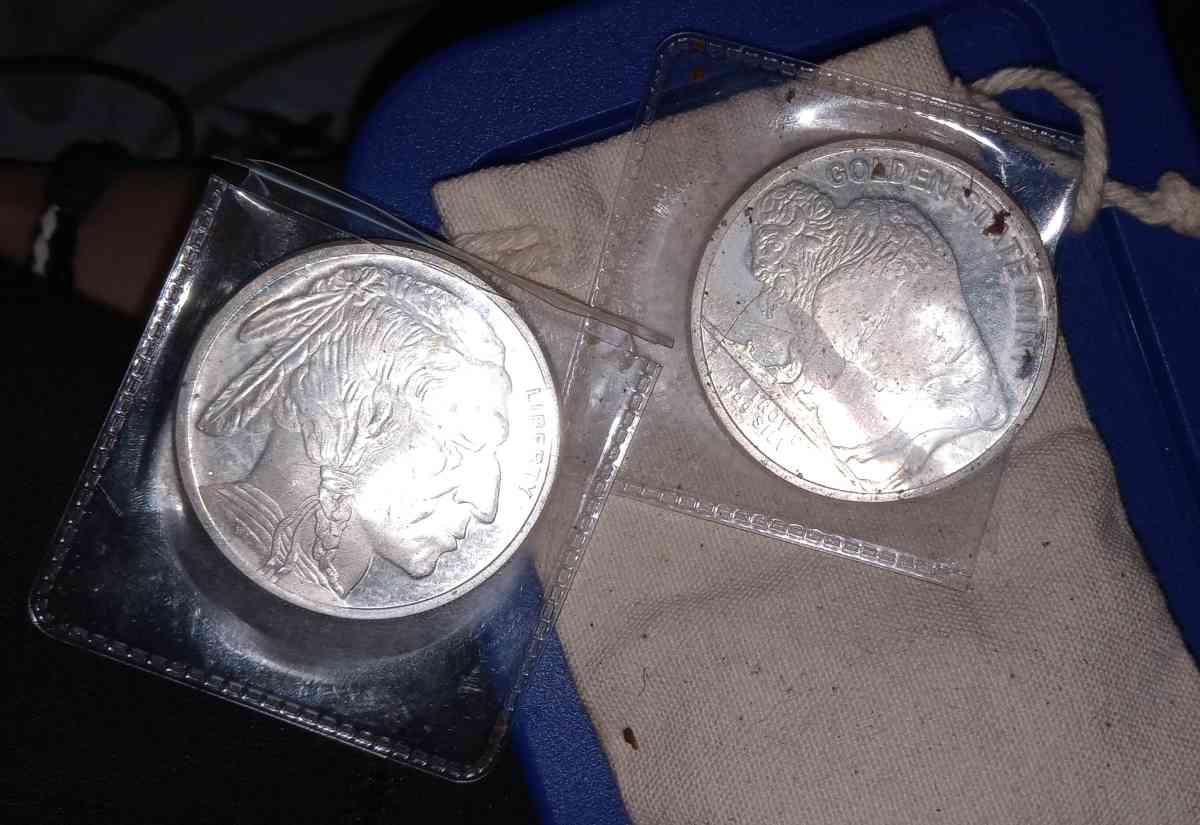 indian head silver coins 999