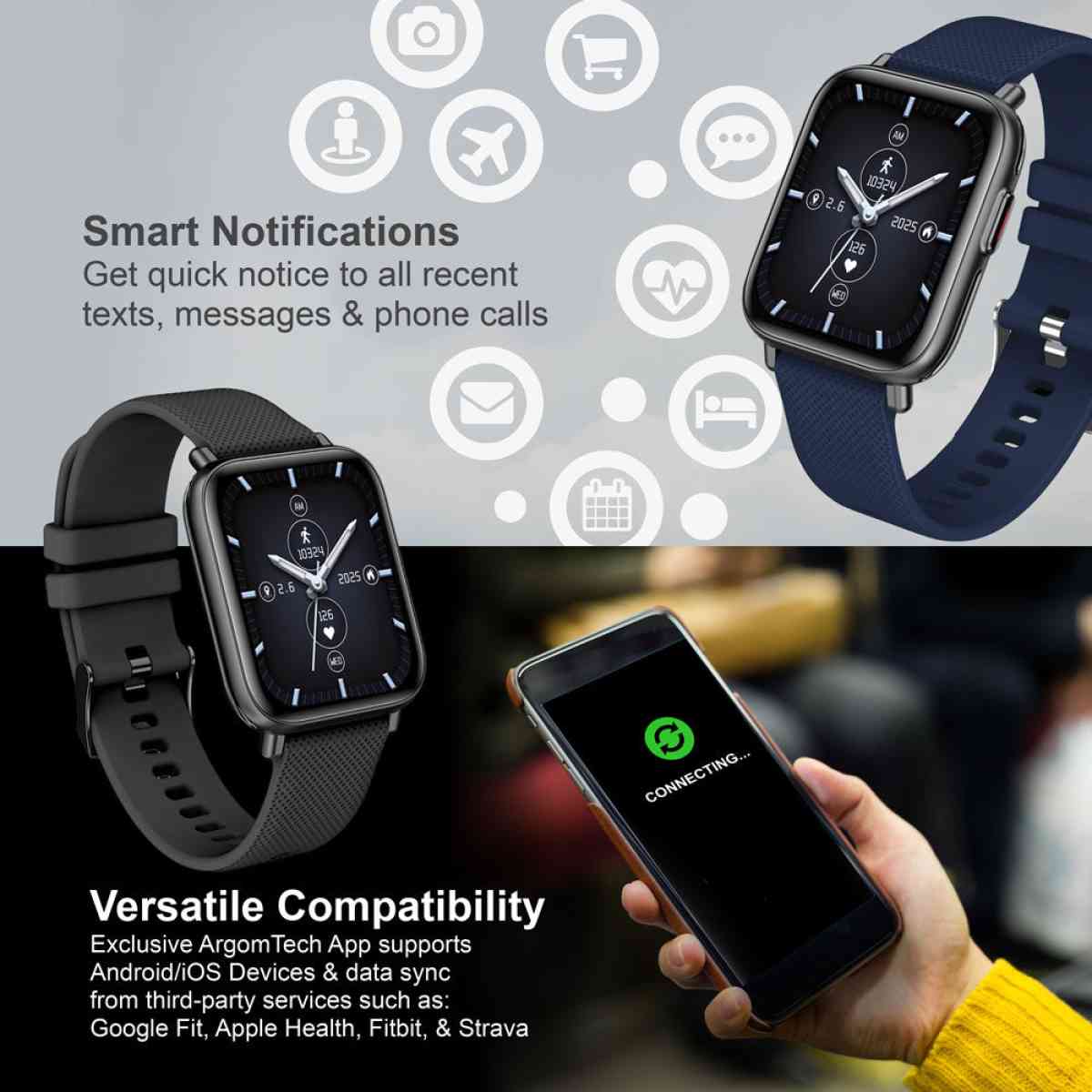 ArgomTech S50 Smart Watch - Saint Louis, Missouri - FleaMarketBay