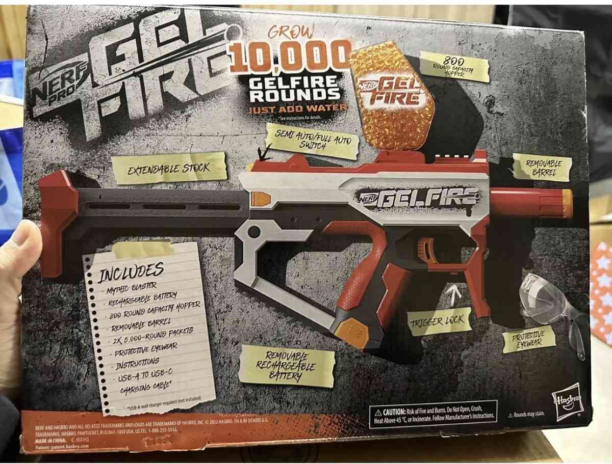 Nerf Pro Gel Fire Mythic New in Box