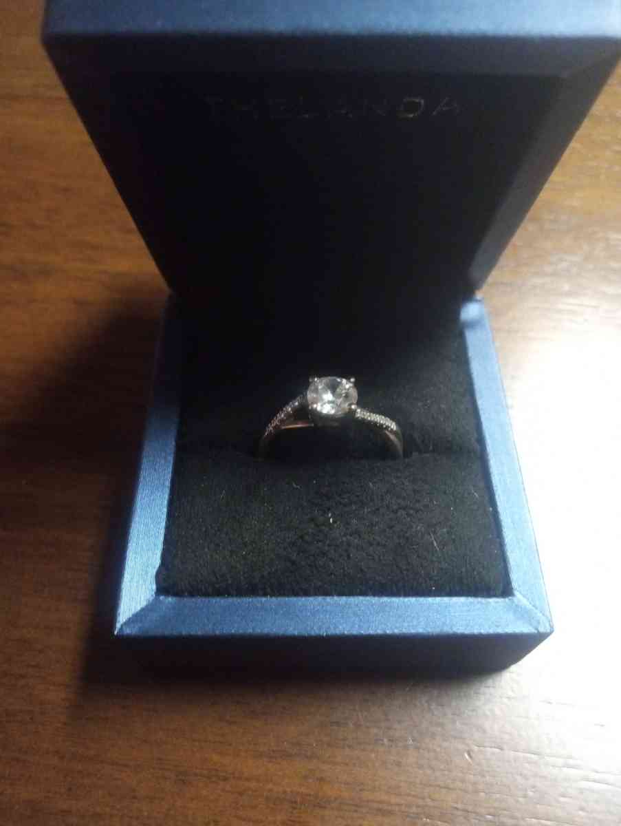 womens starling silver engagement ring sizes 7