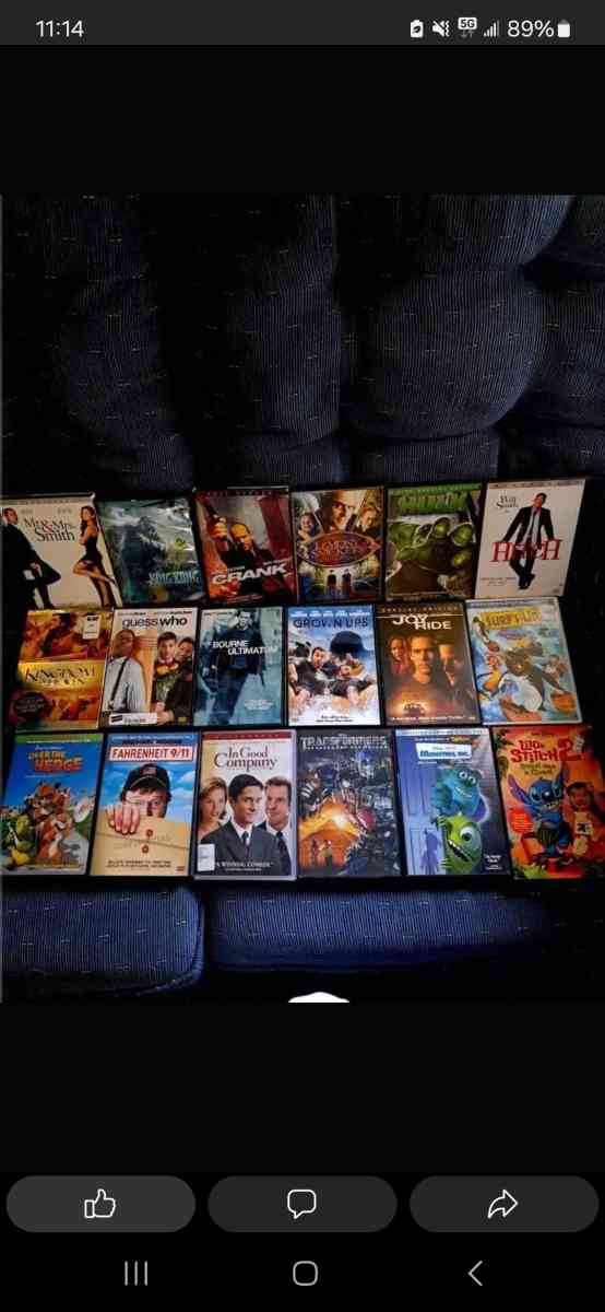 all movies u see u get in the pics used too