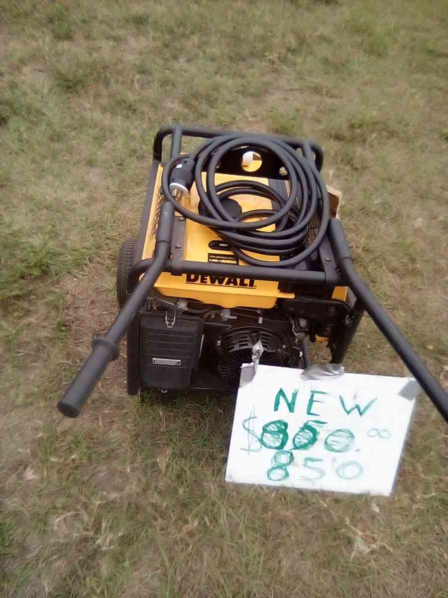 DeWalt DG 6000e fully functioning never used generator