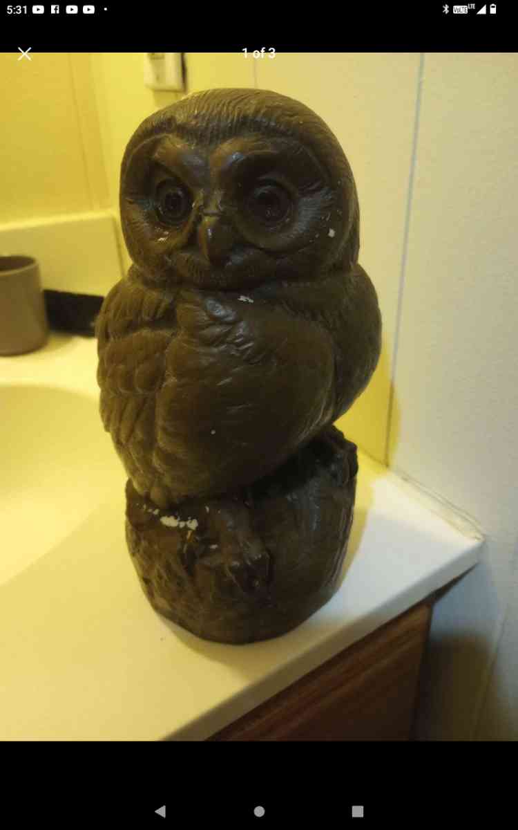 mid century bronze owl signed by the artist