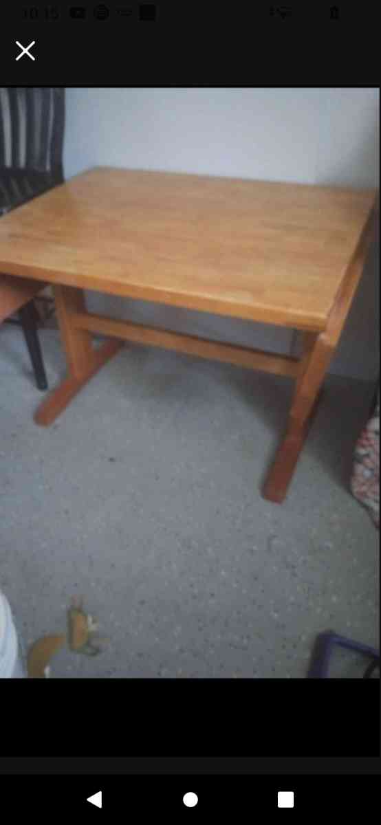 drop leaf solid wood table