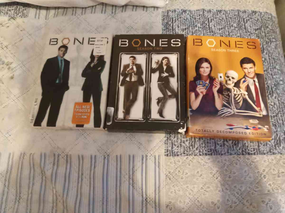 Bones season one season two and season three