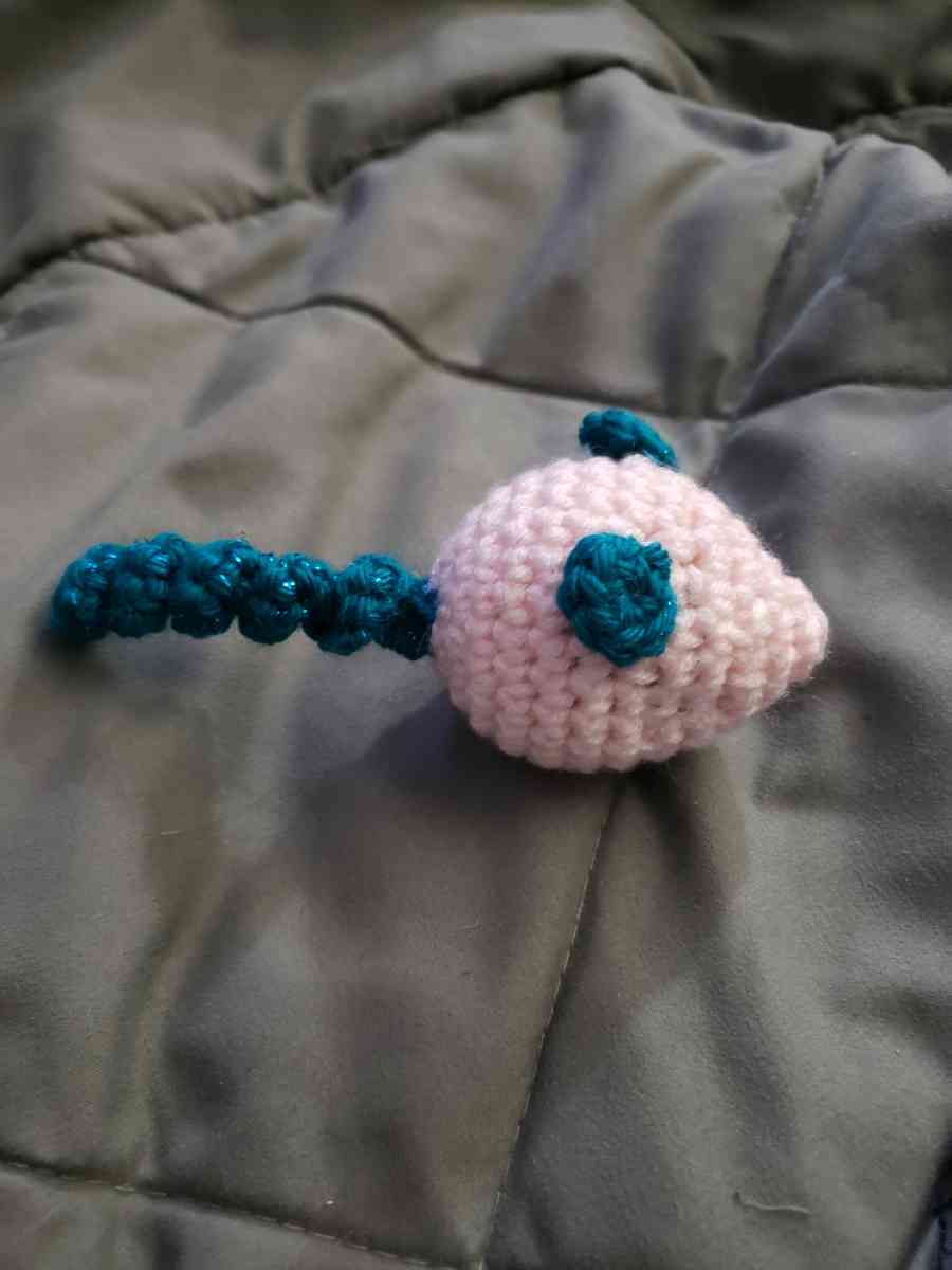crochet cattoy mouse