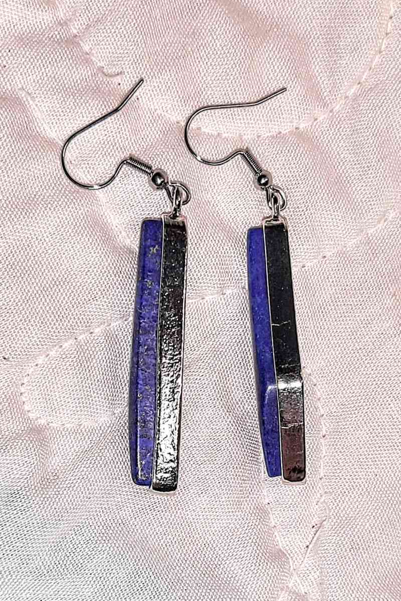 Natural Lapis Lazuli Earrings