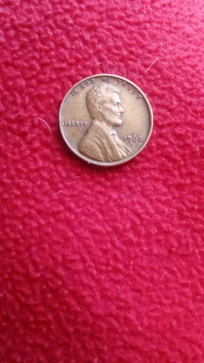 1960d penny small print dd great condition 311 weight