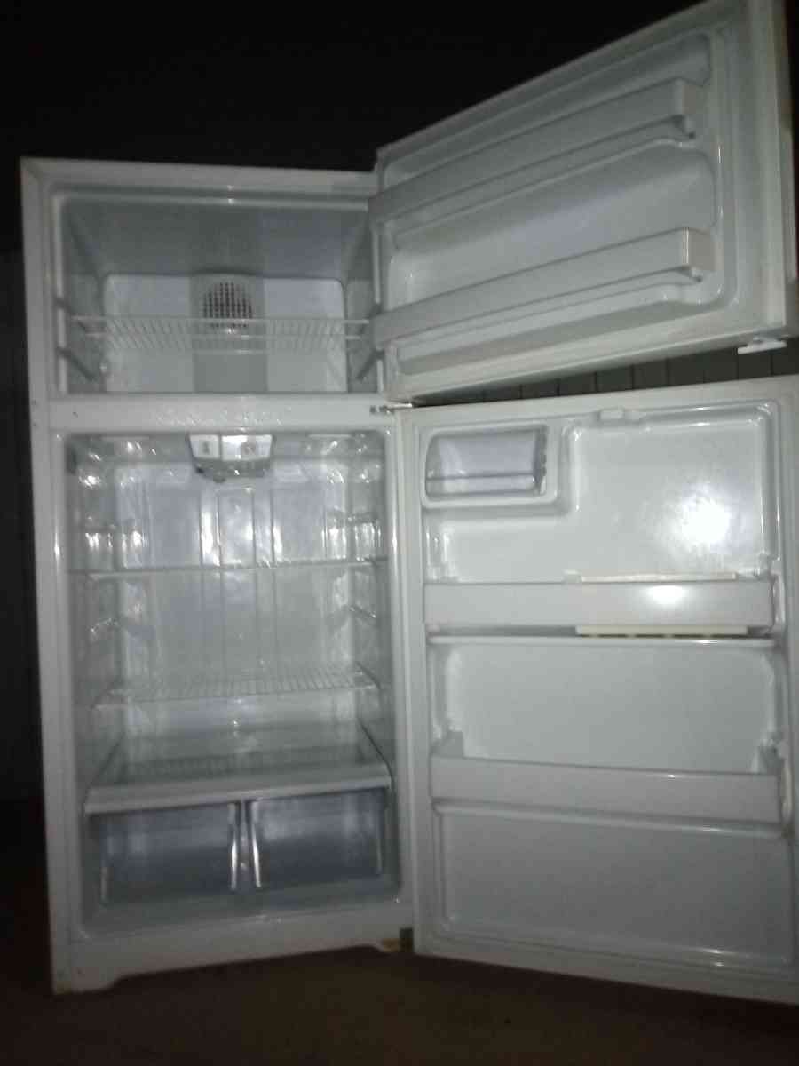 A White Highpoint refrigerator