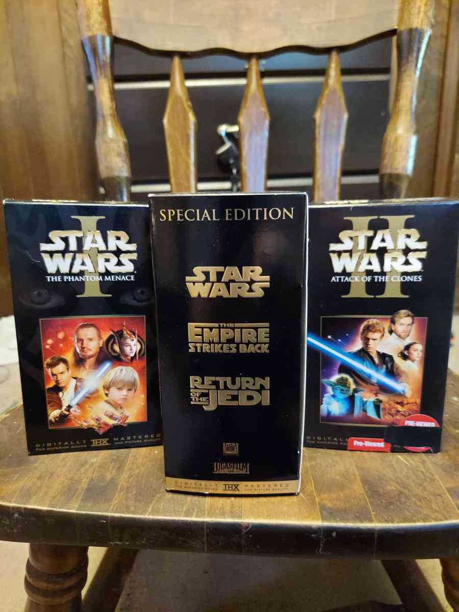 This is a Star Wars trilogy collectionA little bit of star w