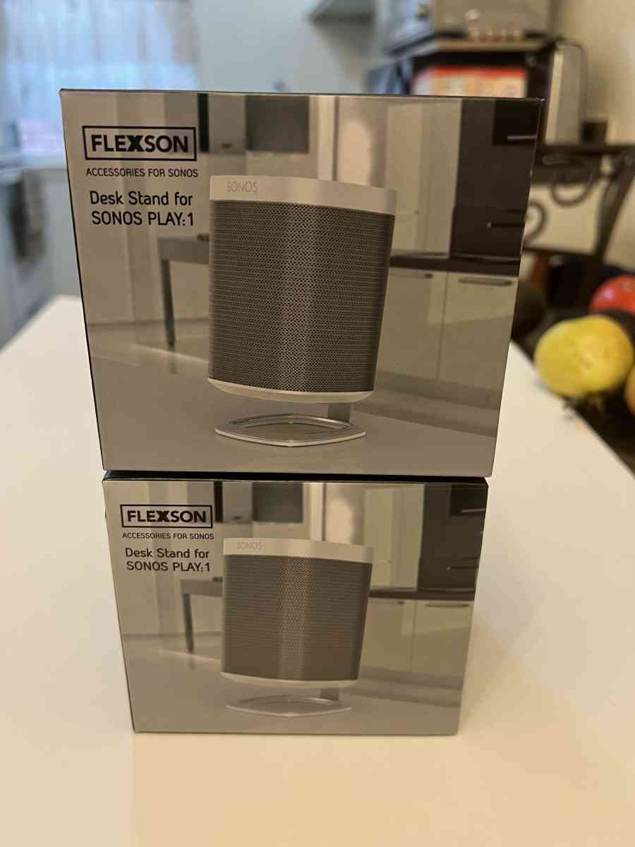 Speaker Stands for Sonos Play1 with USB Charger